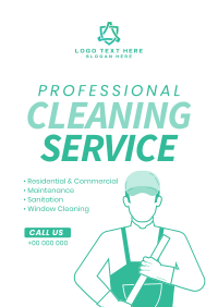 Janitorial Cleaning Flyer Image Preview