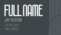 Modern Minimalist Lines Business Card Preview