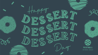 Dessert Day Delights Facebook Event Cover Design