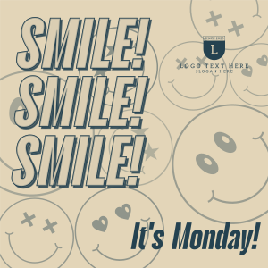 Monday Motivation Smile Instagram post Image Preview