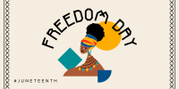 Happy Freedom Day Twitter post Image Preview