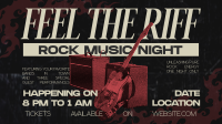 Retro Rock Guitar Gig Animation Preview