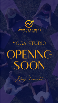 Yoga Studio Opening Instagram story Image Preview