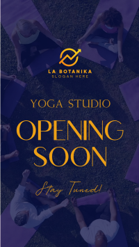 Yoga Studio Opening Instagram Story Design