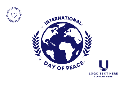 International Day of Peace Postcard Image Preview