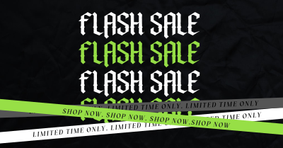Gothic Flash Sale Facebook ad Image Preview