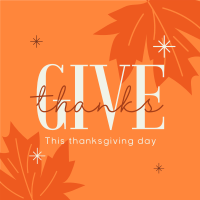 Minimalist Thanksgiving Instagram Post Design