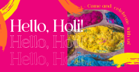 Hello Holi Facebook ad Image Preview