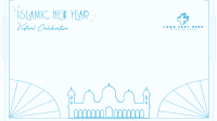 Elegant Islamic Year Zoom Background Image Preview