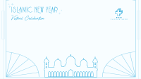 Elegant Islamic Year Zoom background Image Preview