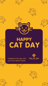 Cat Day Greeting Instagram story Image Preview