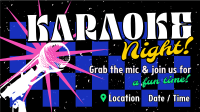 Pop Karaoke Night Facebook Event Cover Design