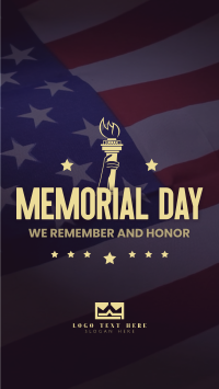 Remember and Honor Facebook story Image Preview