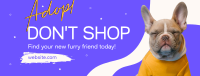 New Furry Friend Facebook Cover Design