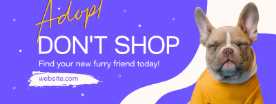 New Furry Friend Facebook cover Image Preview