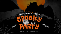 Haunted House Party Facebook event cover Image Preview