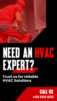 HVAC Repair Instagram story Image Preview