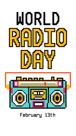 Radio 8 Bit Facebook story Image Preview