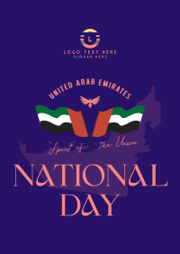 Simple UAE Day Poster Image Preview