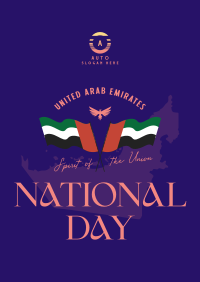 Simple UAE Day Poster Image Preview
