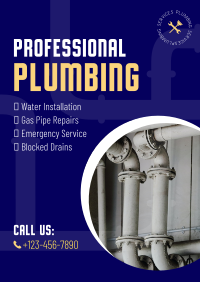 Plumber for Hire Flyer Image Preview