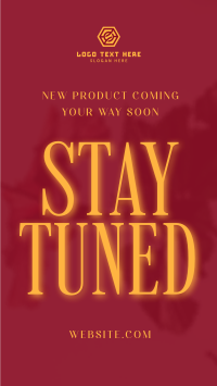 Minimalist New Product Stay Tuned  YouTube short Image Preview