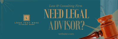 Legal Advising Twitter header (cover) Image Preview