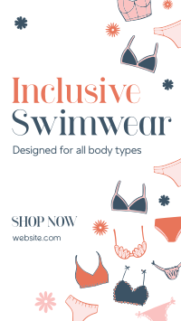 Inclusive Swimwear YouTube Short Design