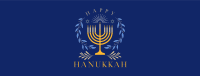 Happy Hanukkah Facebook cover Image Preview