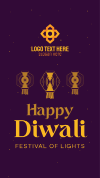 Diwali Lights Instagram story Image Preview