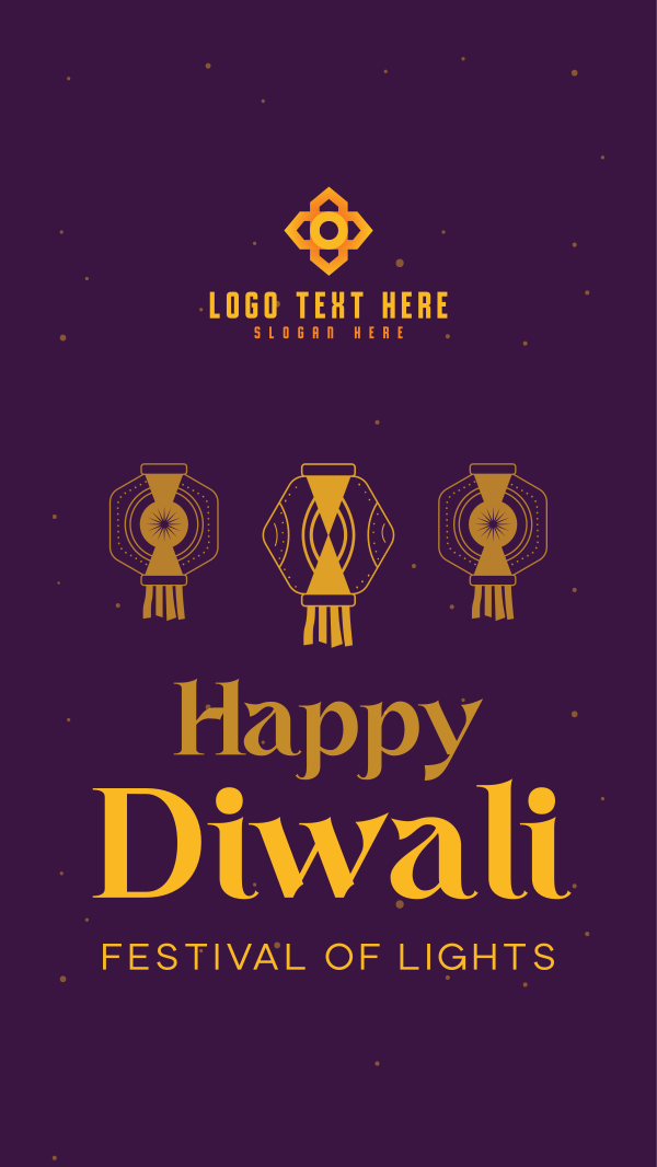 Diwali Lights Instagram Story Design Image Preview