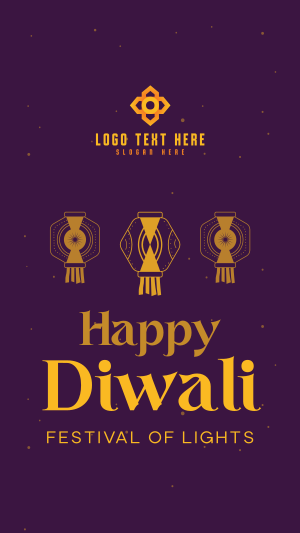 Diwali Lights Instagram story Image Preview