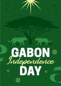 Gabon Independence Day Poster Image Preview