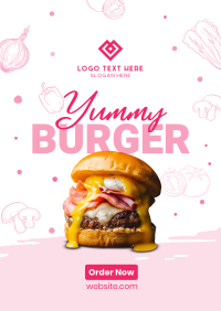 The Burger-Taker Poster Design