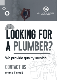 Professional Plumbing Flyer Image Preview