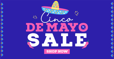 Party with Sombrero Sale Facebook ad Image Preview