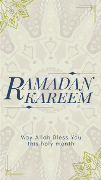 Psychedelic Ramadan Kareem Facebook story Image Preview