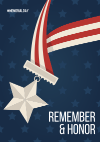 Memorial Day Medal Poster Image Preview