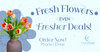 Fresh Flowers Sale Facebook ad Image Preview