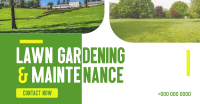 Neat Lawn Maintenance Facebook Ad Design