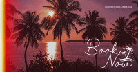 Sunset in Paradise Facebook Ad Design