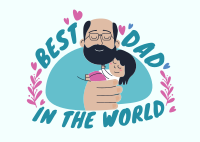 Daughter's First Love Postcard Design