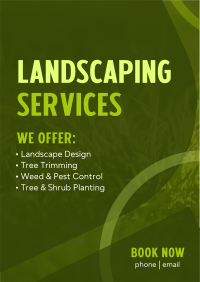 Professional Landscaping Flyer Design