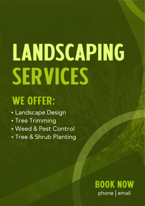 Professional Landscaping Flyer Image Preview