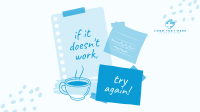 Post it Motivational Notes Facebook event cover Image Preview