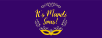Fancy Mardi Gras Facebook cover Image Preview