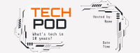 Technology Podcast Session Facebook Cover Image Preview