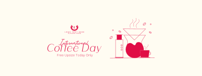 Minimalist Coffee Shop Facebook cover Image Preview