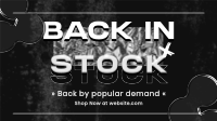 Grunge Back In Stock Animation Preview