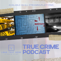 Scrapbook Crime Podcast Instagram Post Design